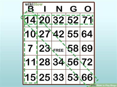 How to play Bingo .